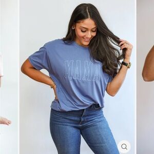 NWT MOVEMAMA Side Zip Nursing Tee